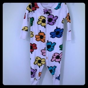 Hanna Anderson floral sleeper size 3-6 months